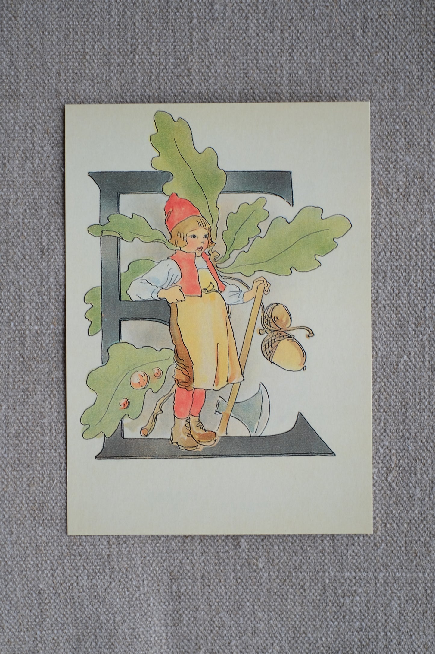 Adelborgs bokstavkort - A6 kort