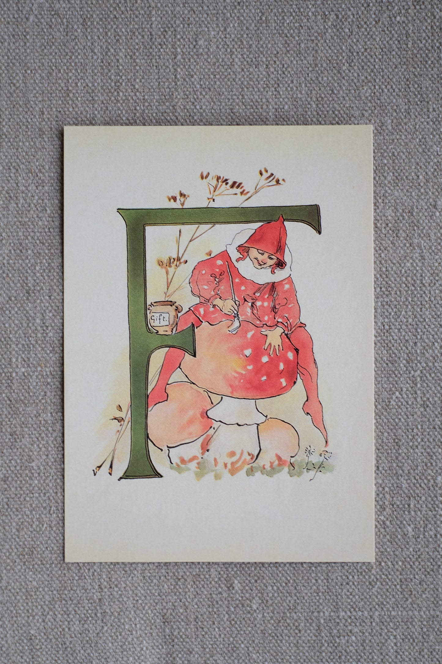 Adelborgs bokstavkort - A6 kort