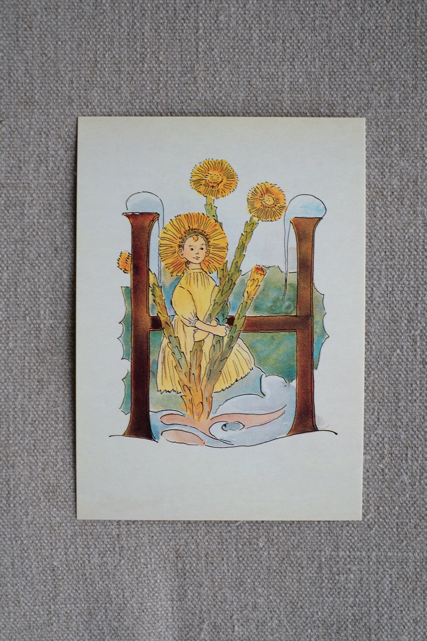 Adelborgs bokstavkort - A6 kort