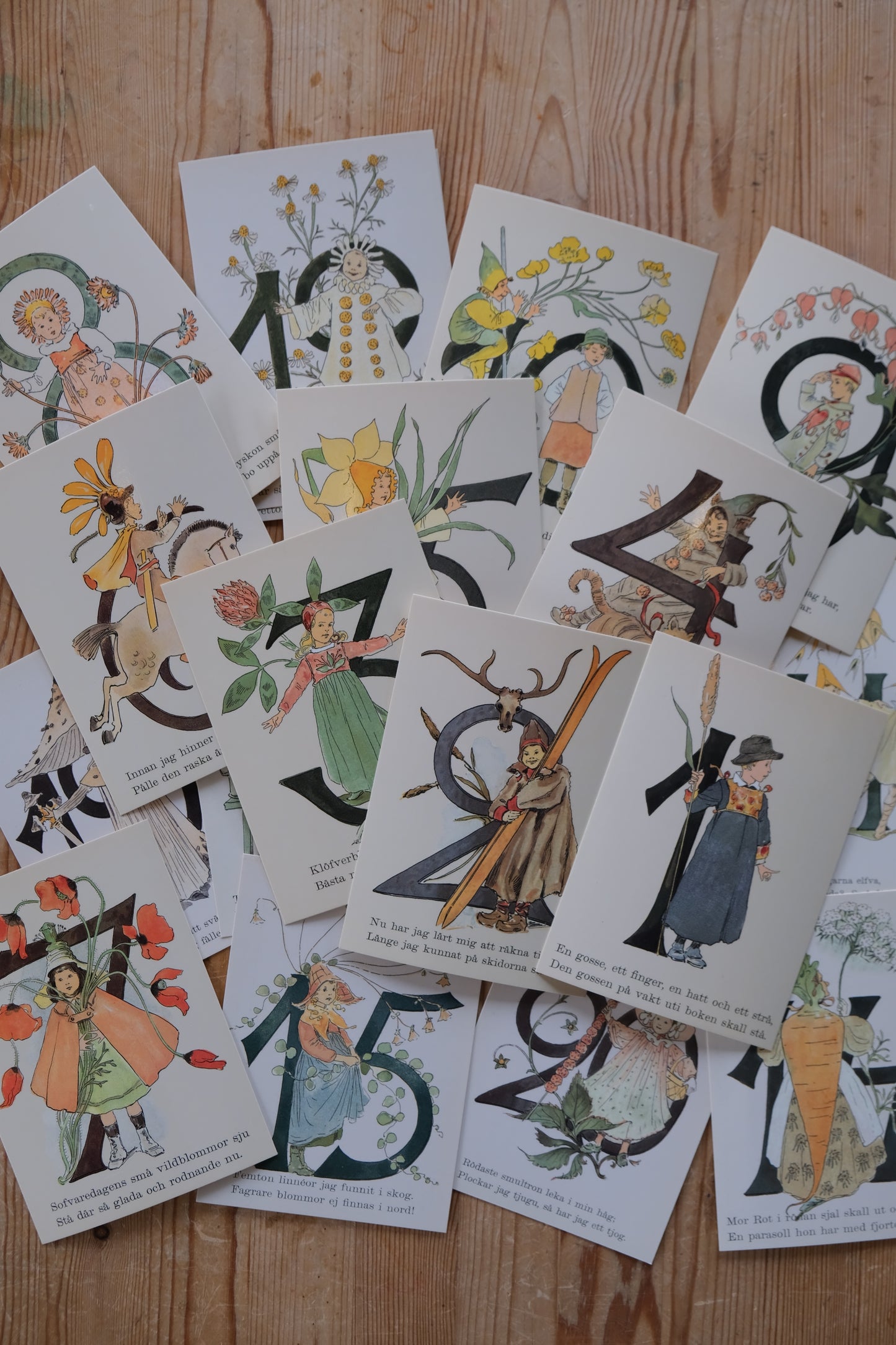 Adelborgs tallkort - A6 kort