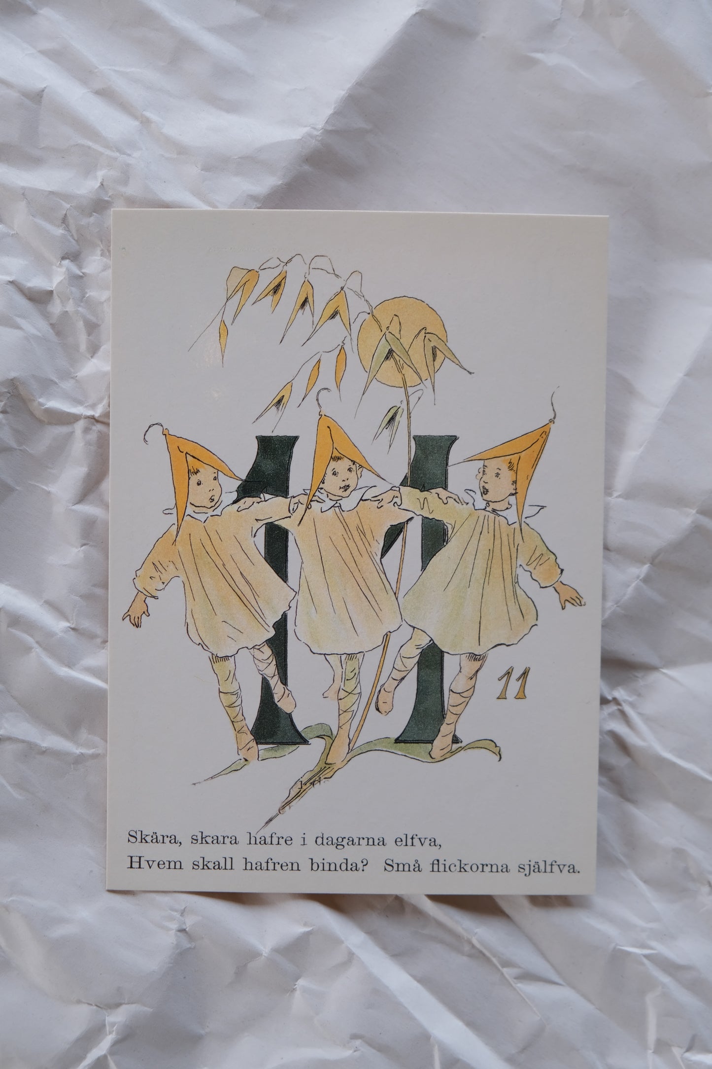 Adelborgs tallkort - A6 kort