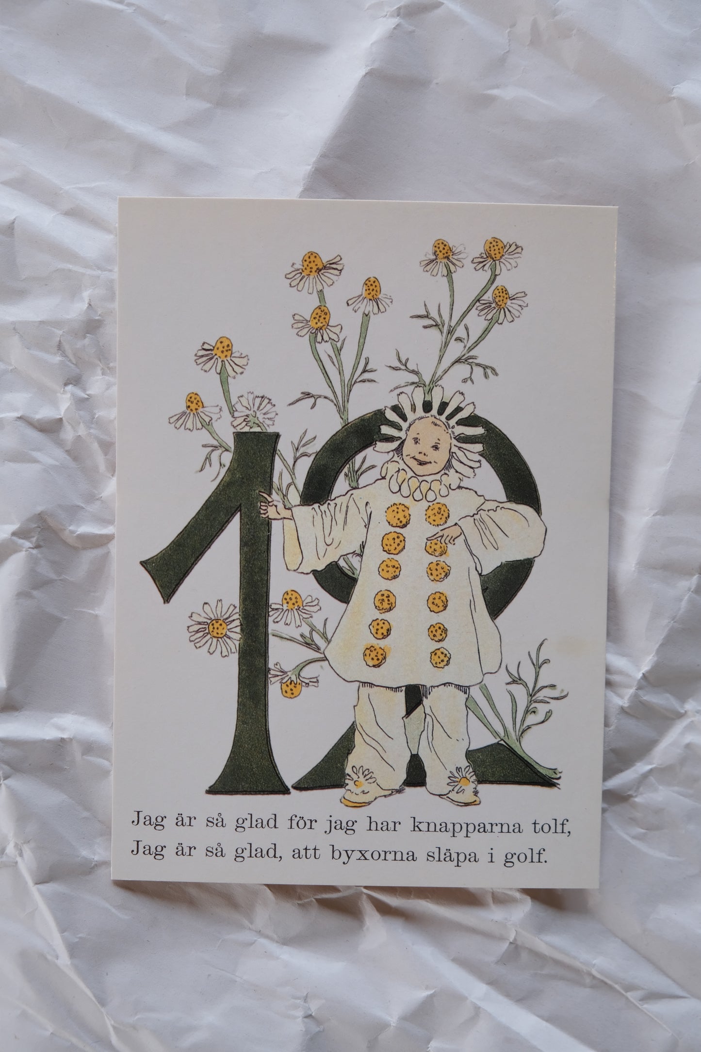 Adelborgs tallkort - A6 kort