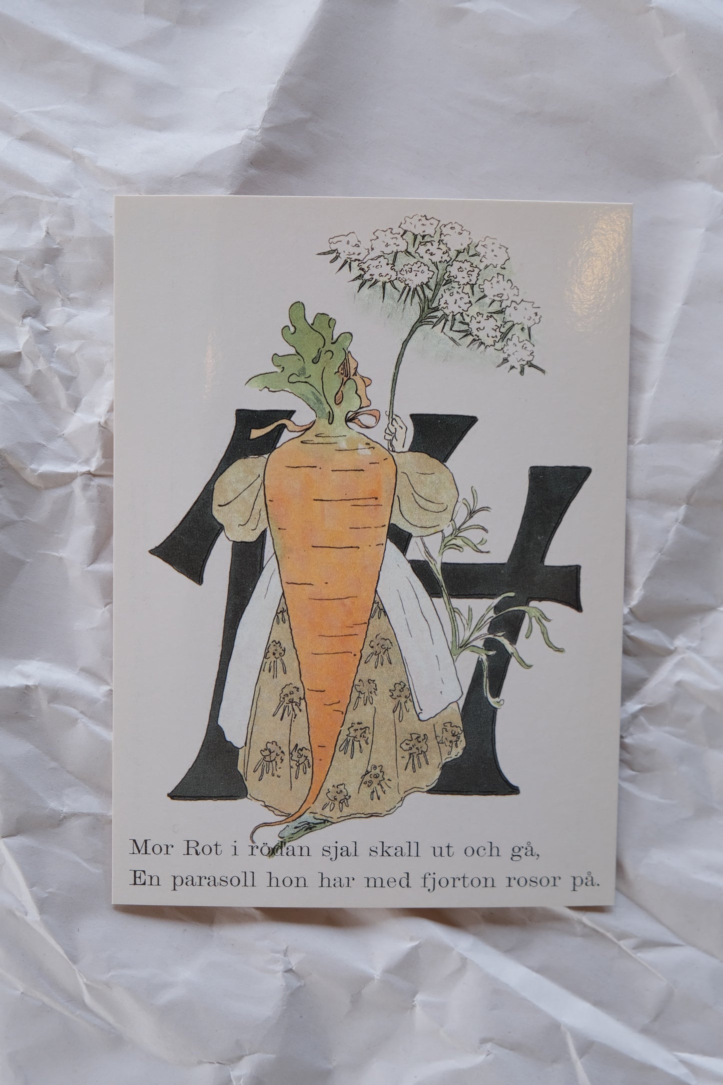 Adelborgs tallkort - A6 kort