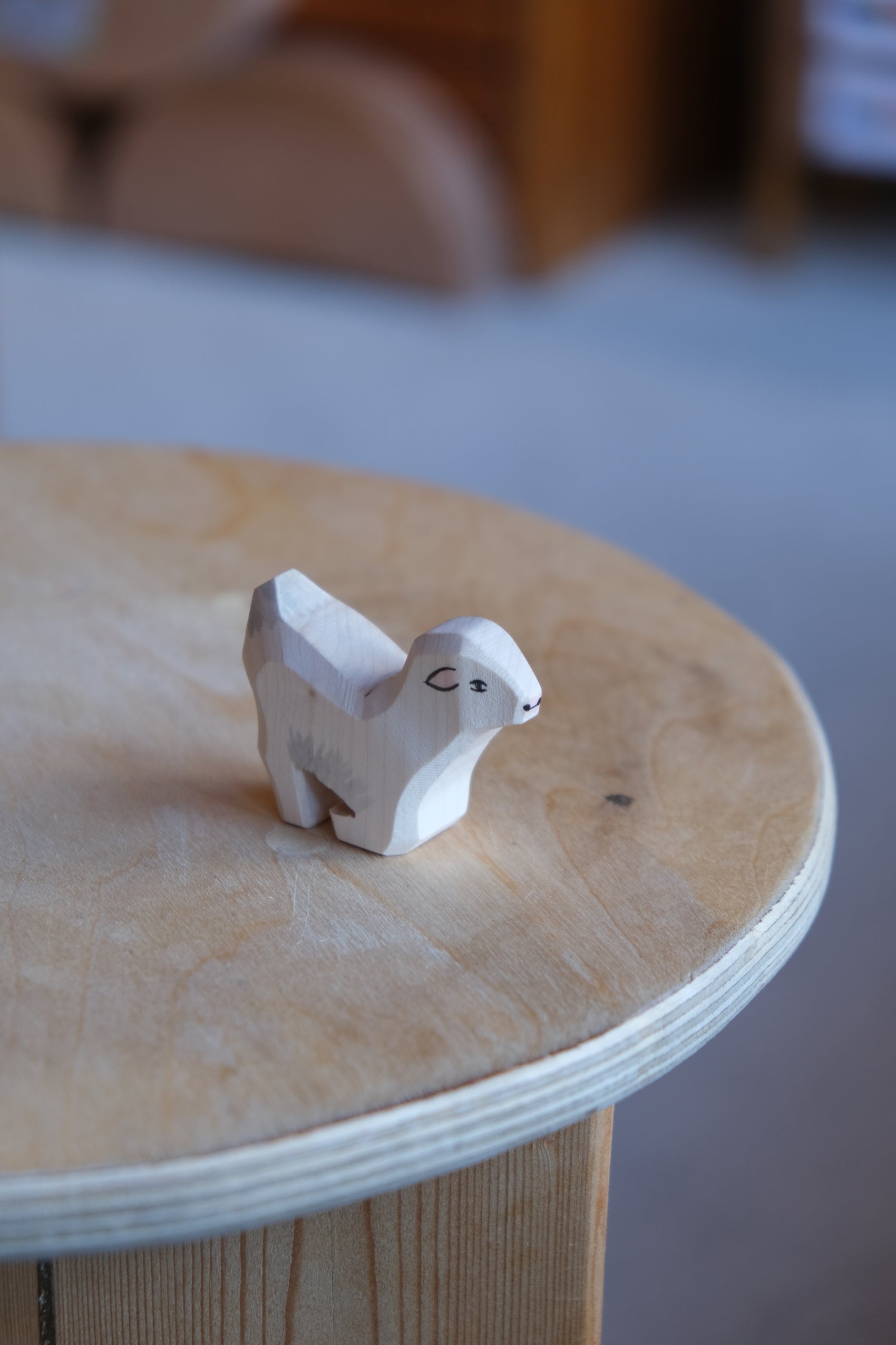 Goat kid drinking - trefigur