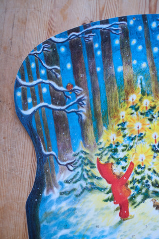 Stor papirkalender - Julaften
