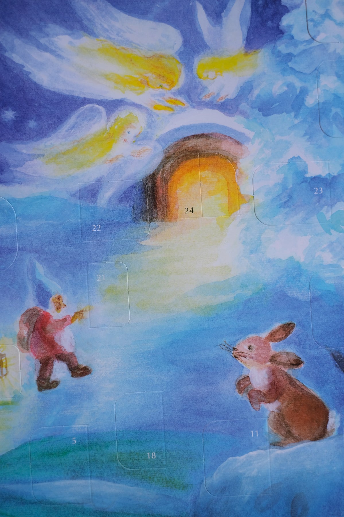 Medium papirkalender - Jul med smånissene