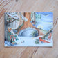 Liten papirkalender - Jul med dyrene