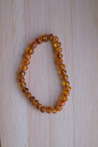 Raw caramel armbånd voksen (18cm)