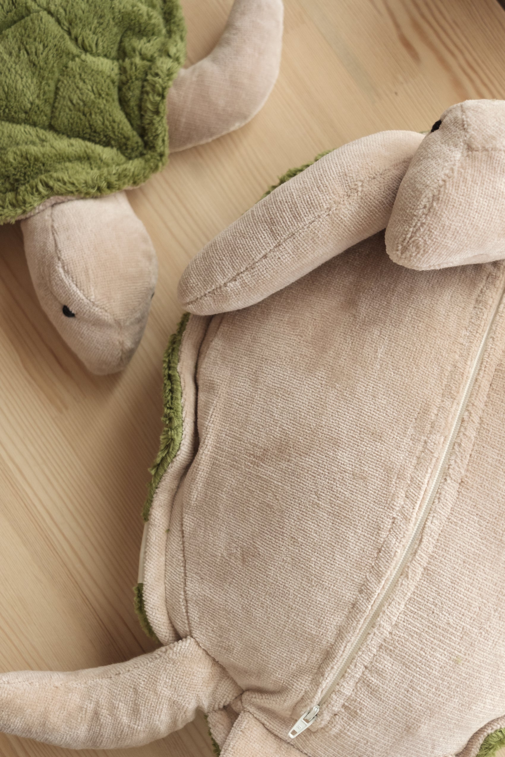 Skilpadde med varme/kjølepute - stor - grønn