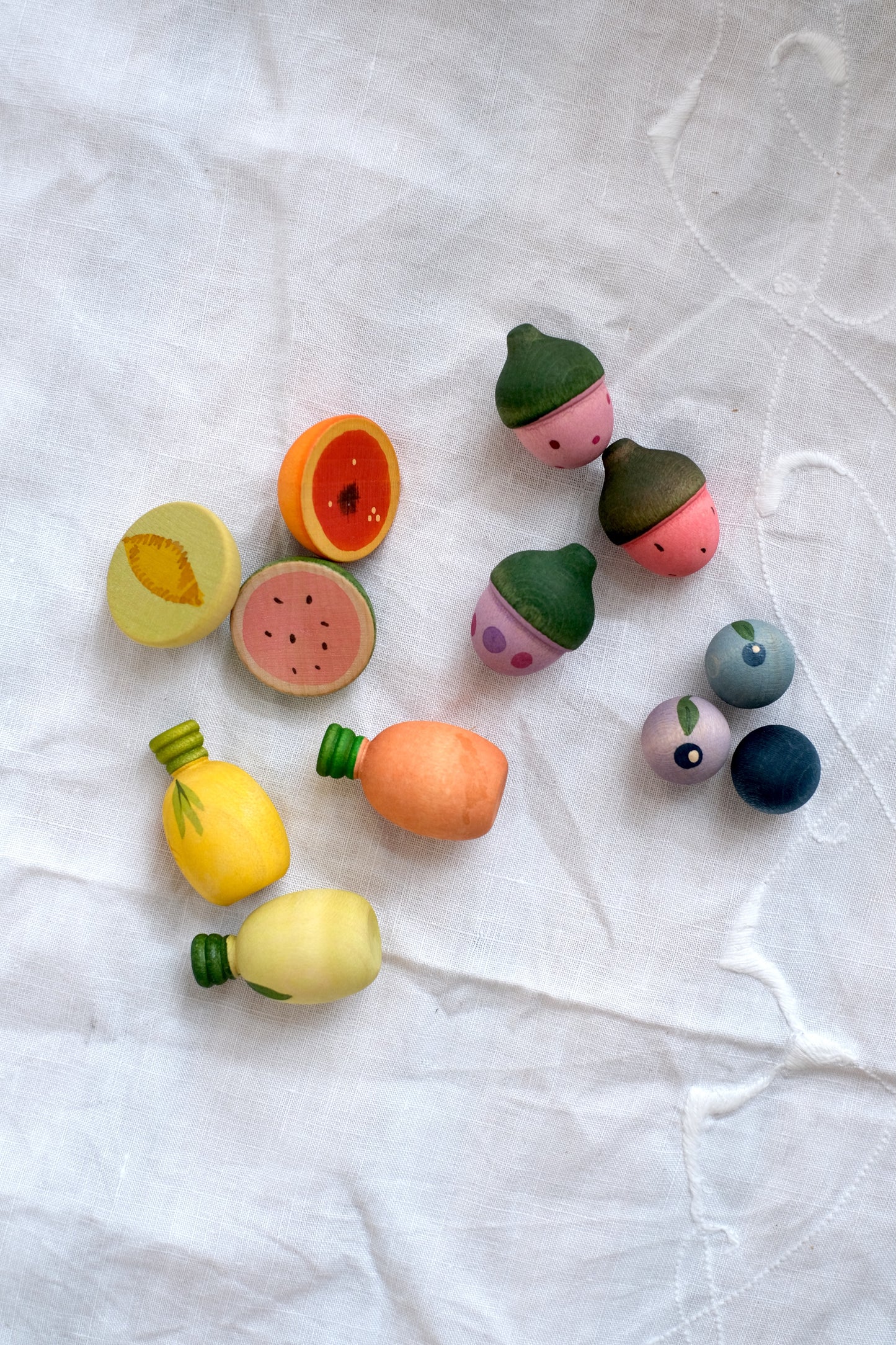 Fruits - sett med lekemat