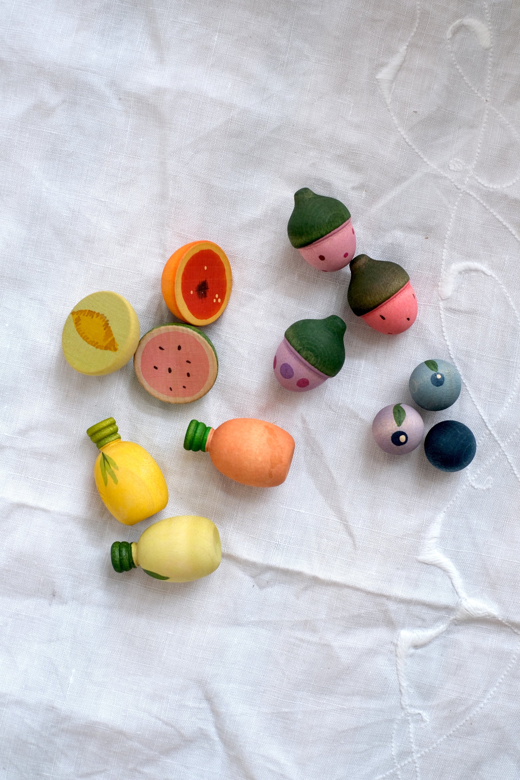 Fruits - sett med lekemat