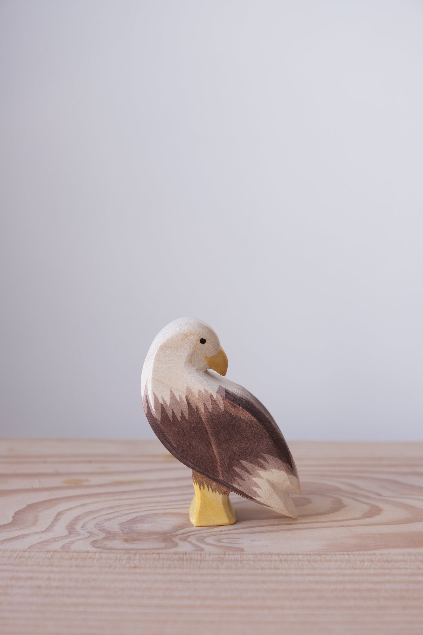 Bald eagle standing - trefigur