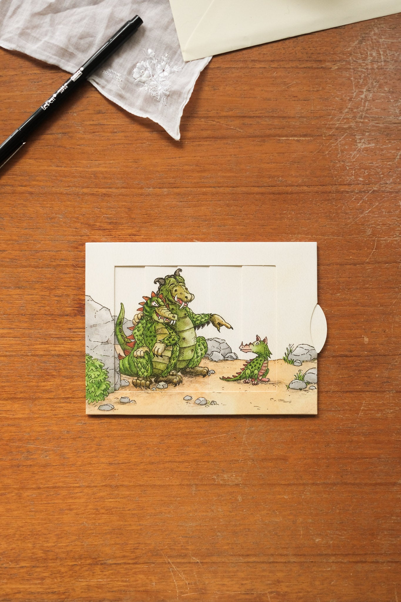 Bevegelig kort - drage