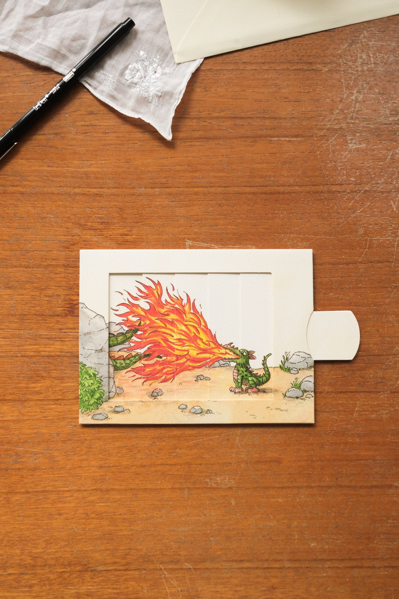 Bevegelig kort - drage