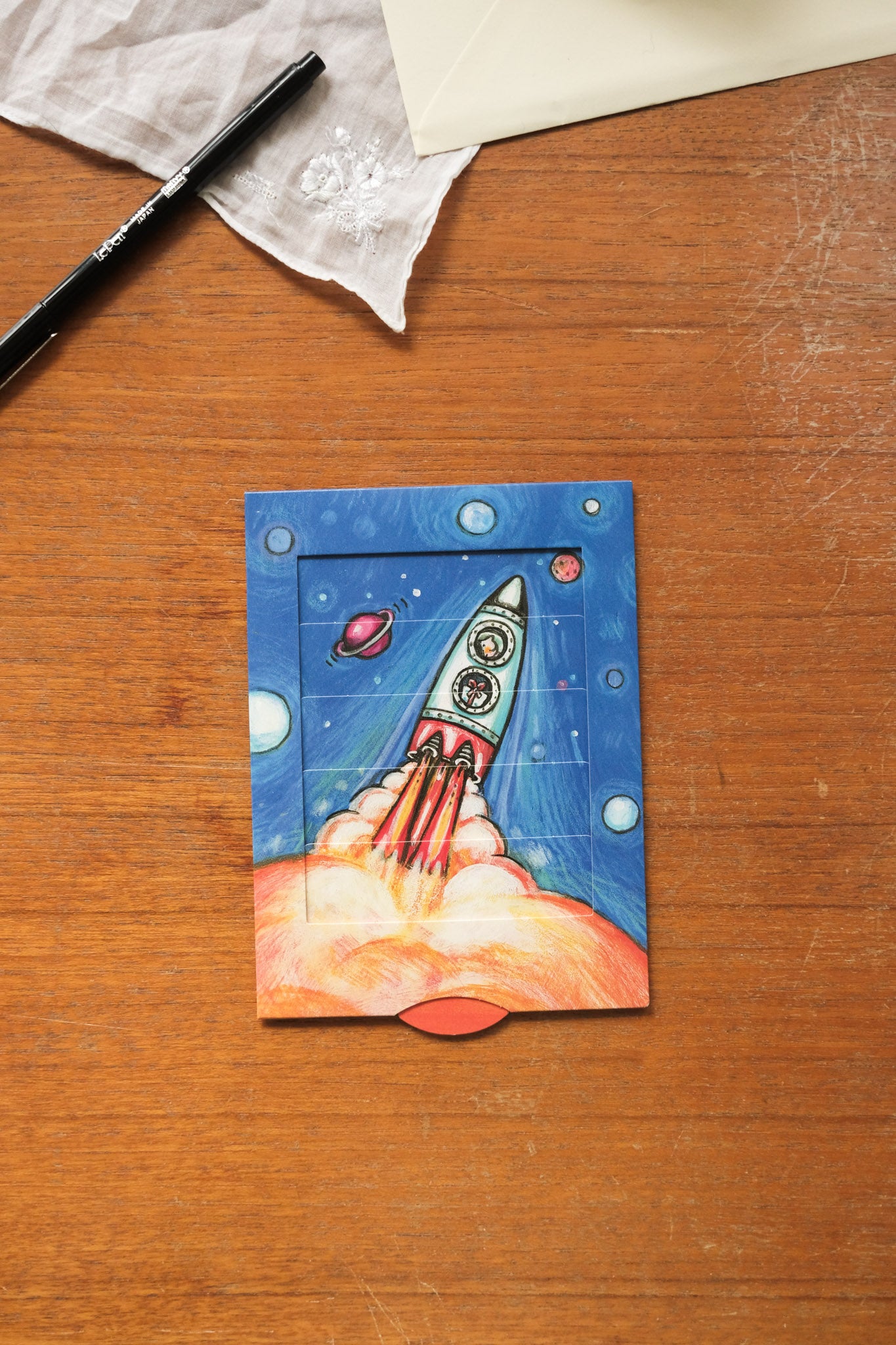 Bevegelig kort - rakett