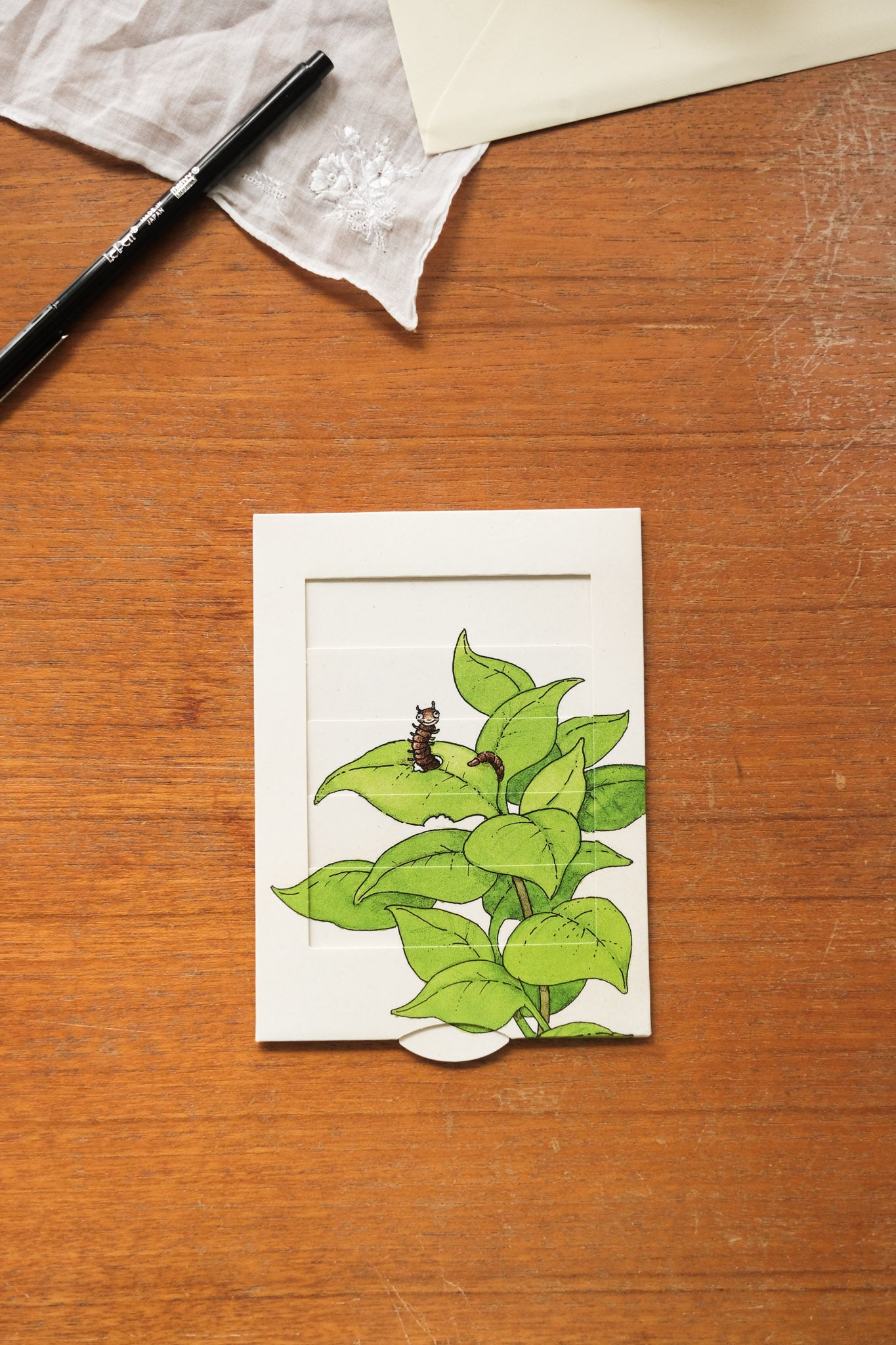 Bevegelig kort - sommerfugl