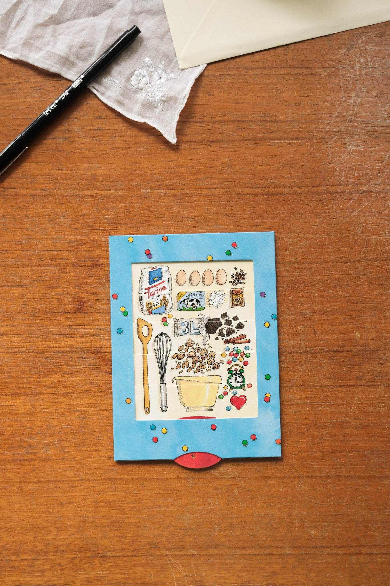 Bevegelig kort - kake