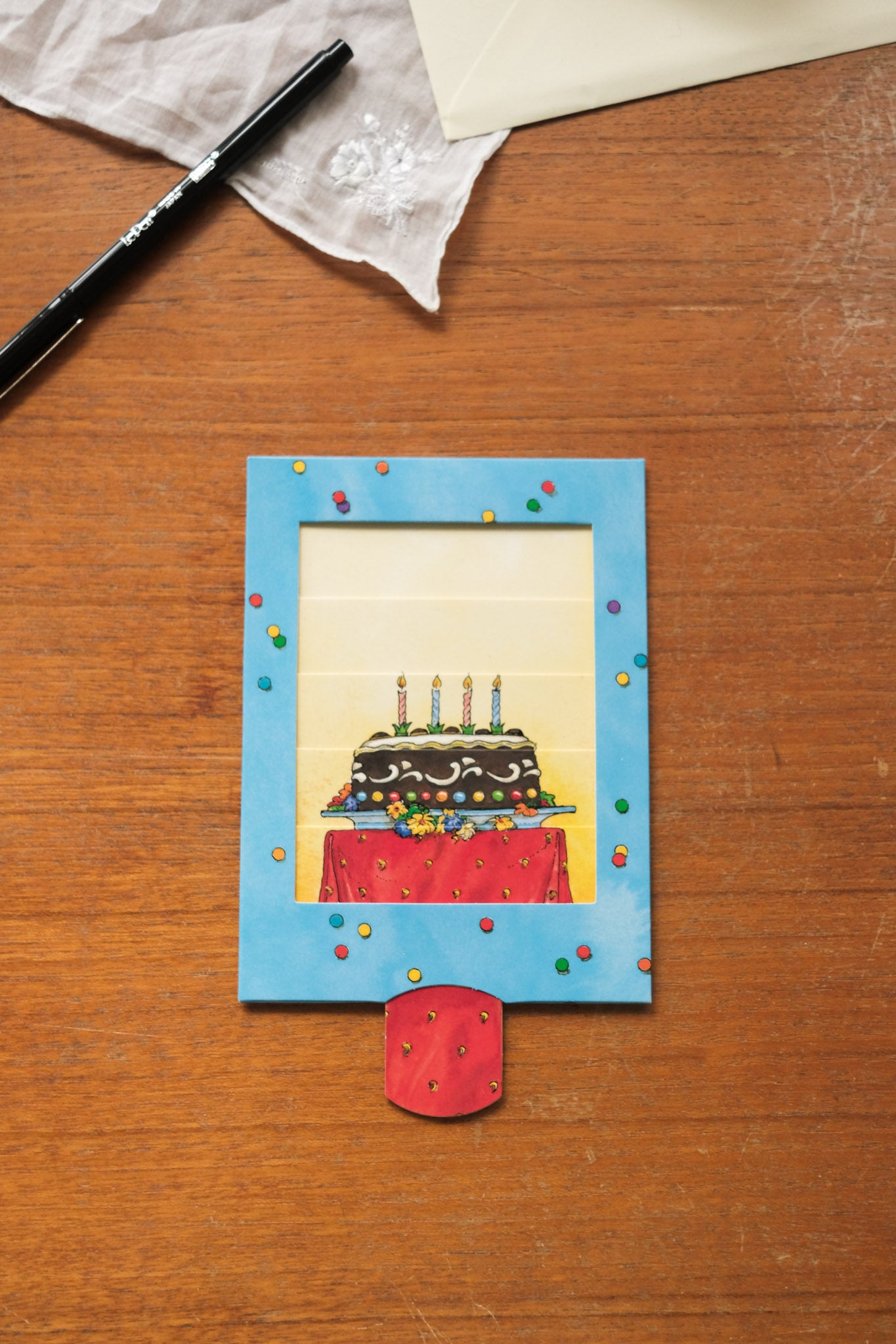 Bevegelig kort - kake