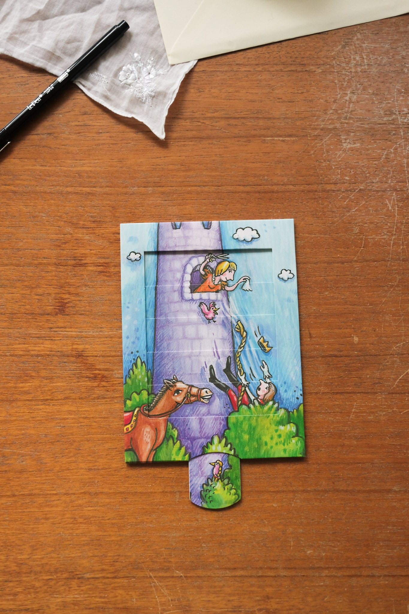 Bevegelig kort - rapunsel