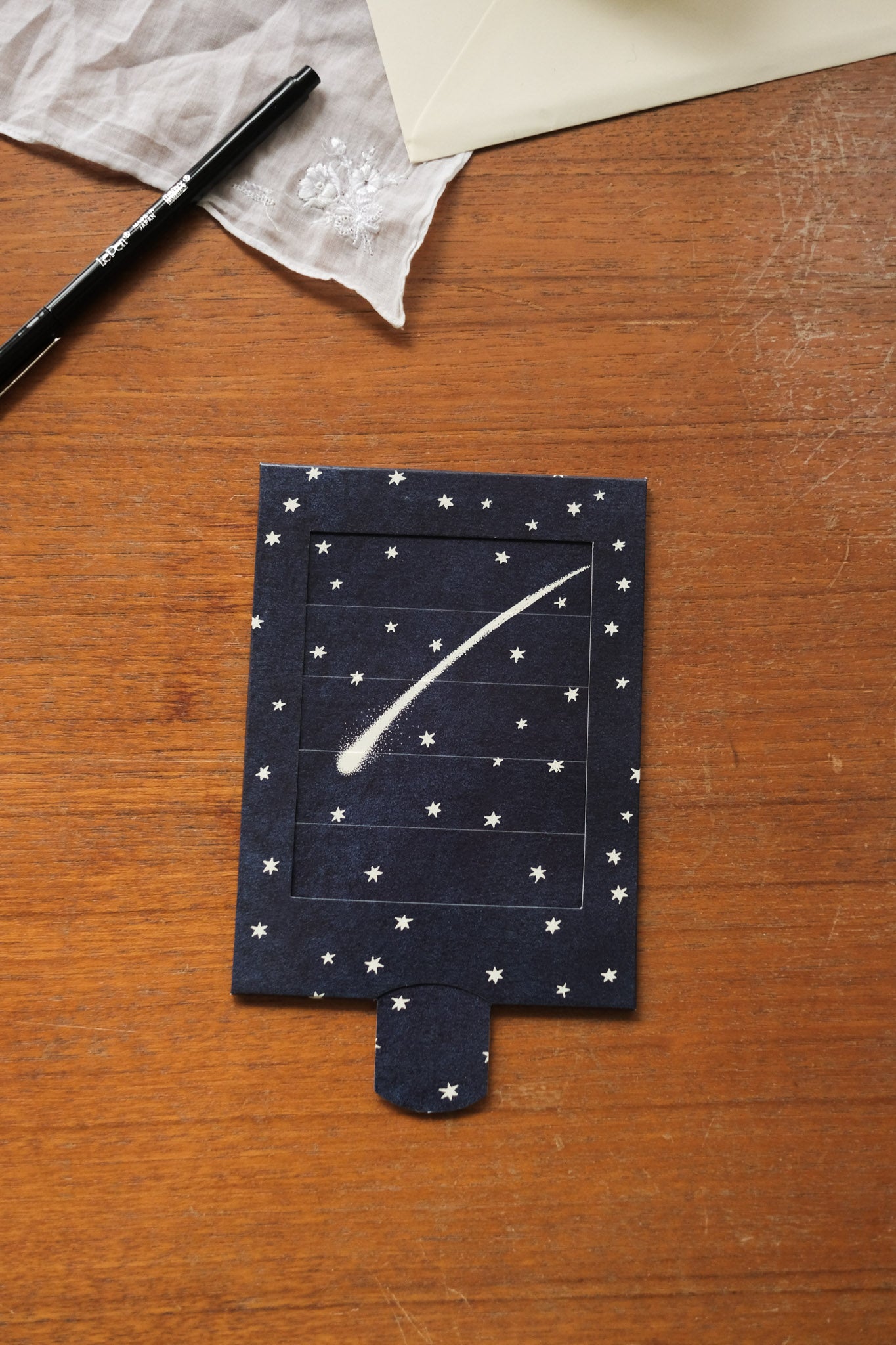 Bevegelig kort - stjerneskudd