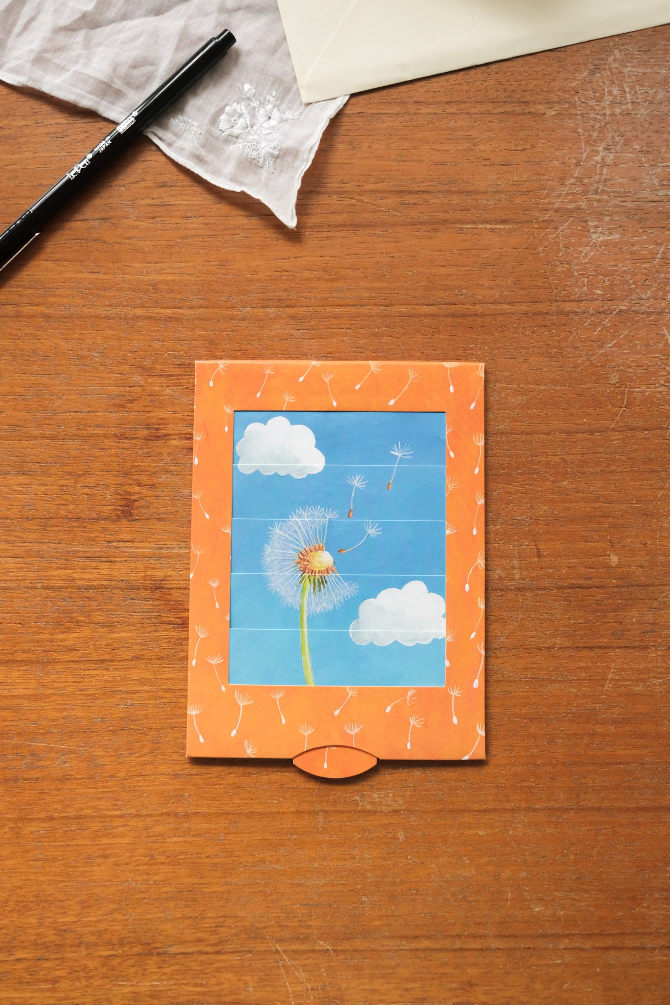 Bevegelig kort - løvetann