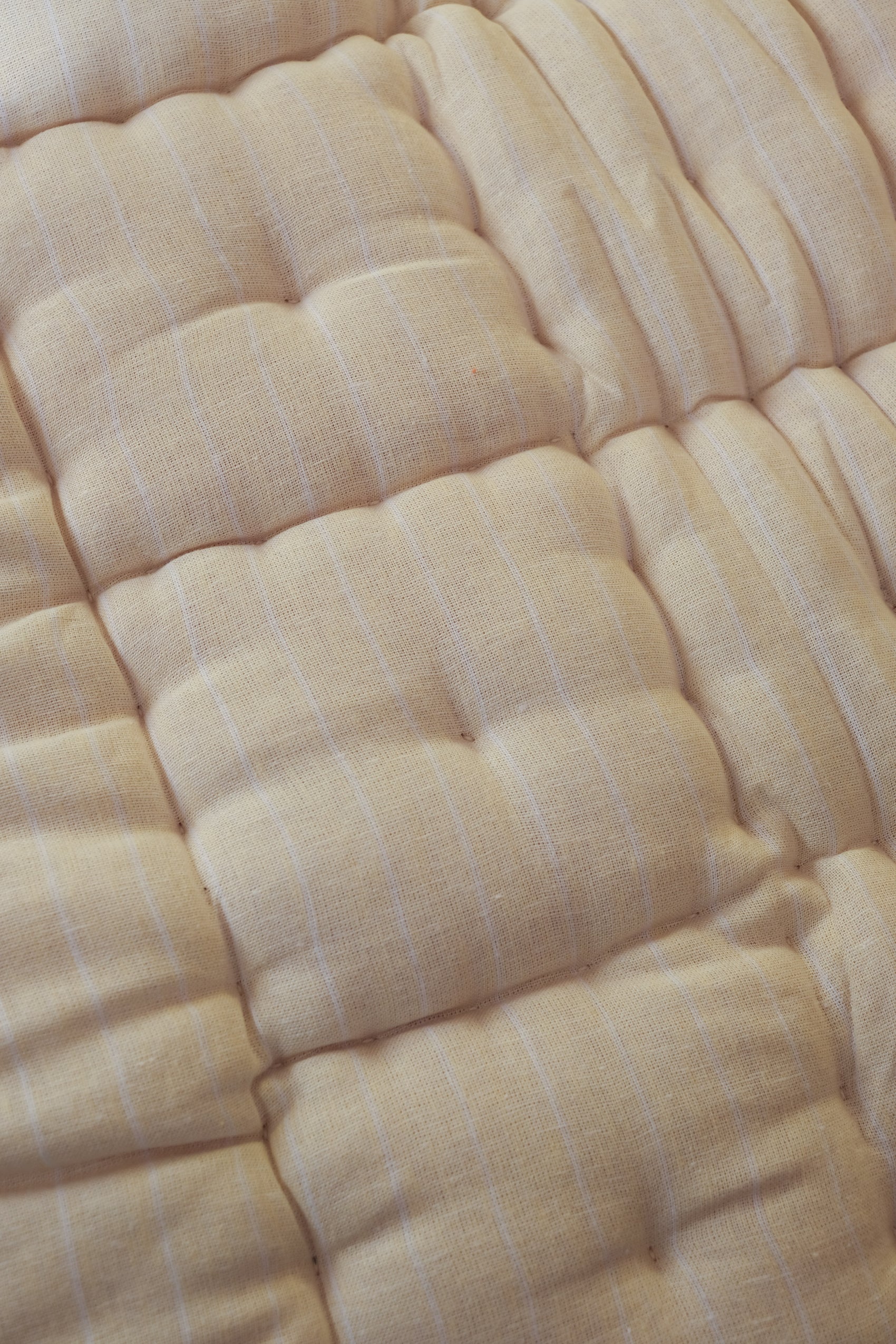 Haff - stripete lys gul - 60x120