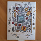 Bevegelig kort - robot