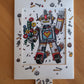 Bevegelig kort - robot