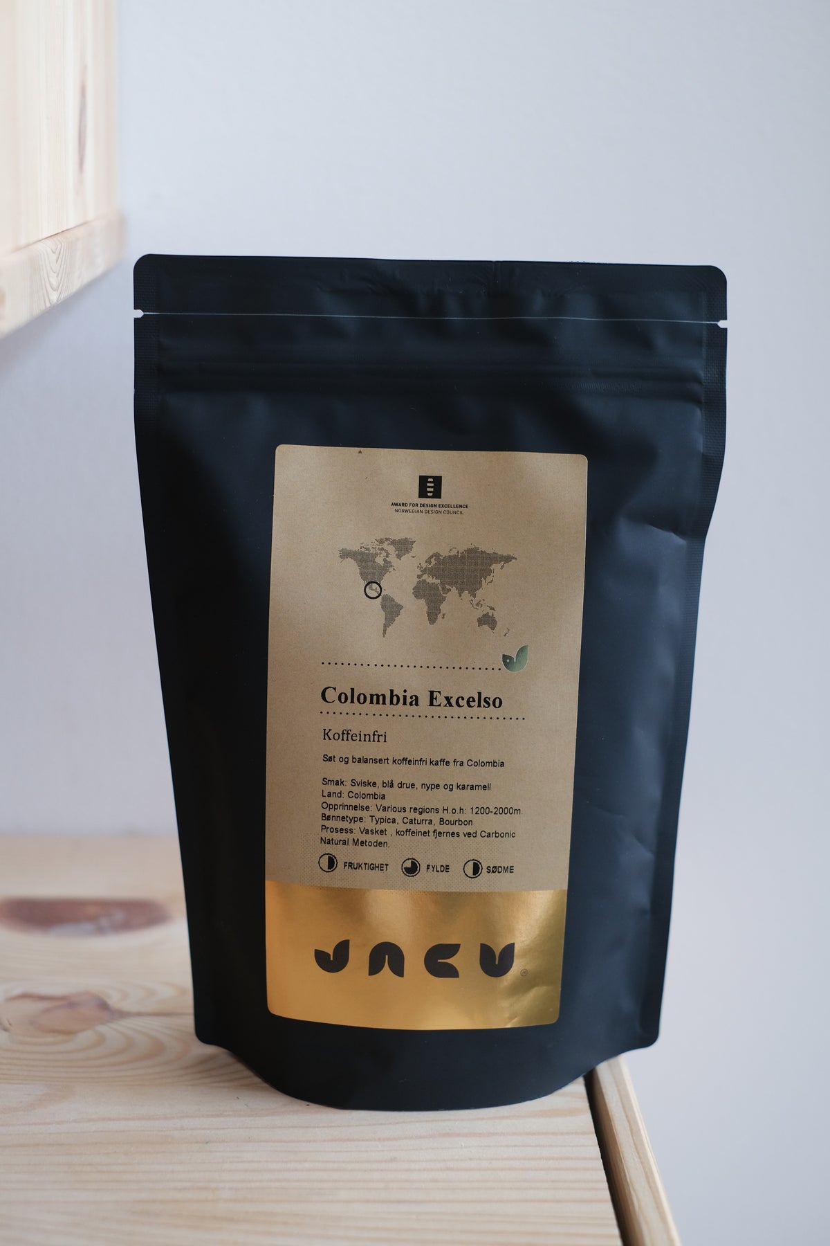 Kaffebønner - Koffeinfri Colombia - 250 g