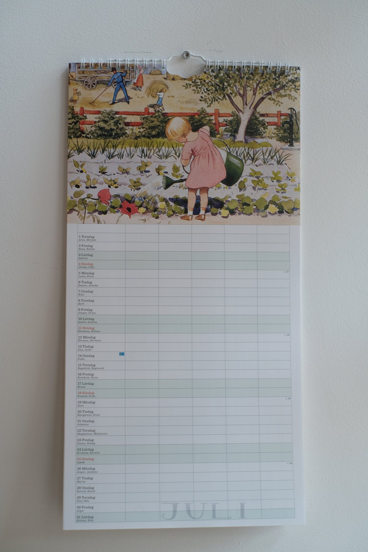 Årets saga - kalender 2027