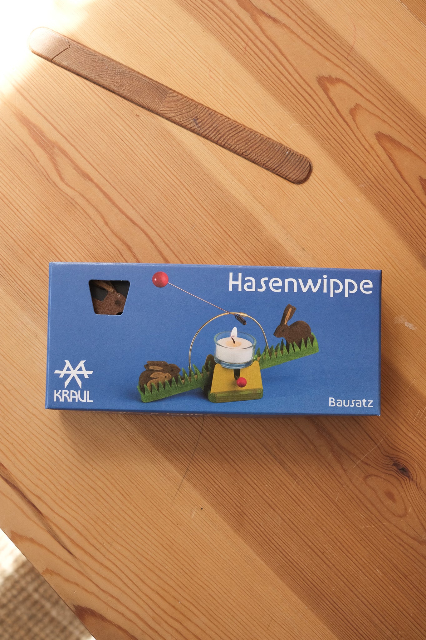 Lysvippe med kaniner