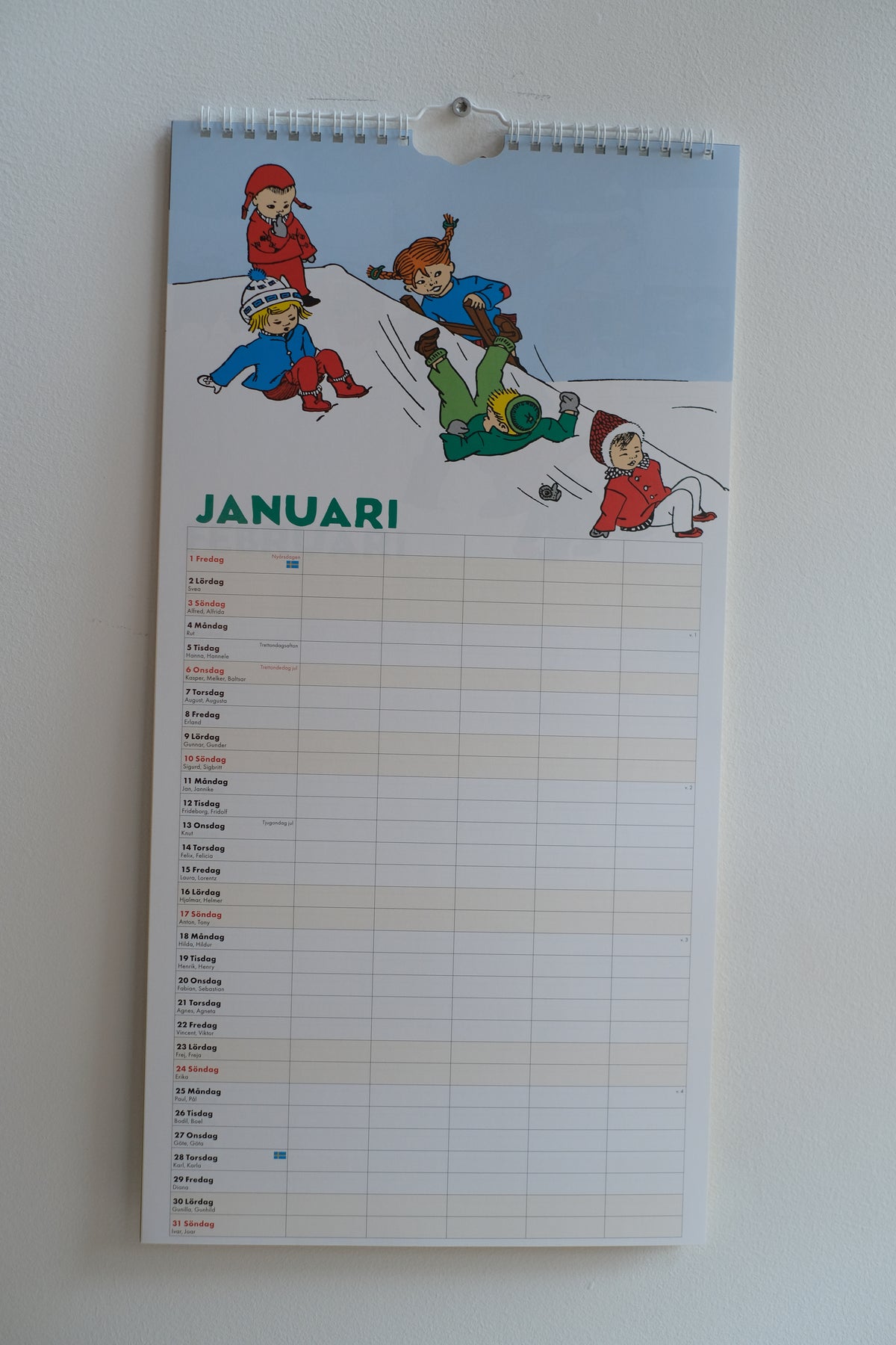 Pippi - kalender 2027