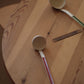 Øse - rød skaft - 26 cm