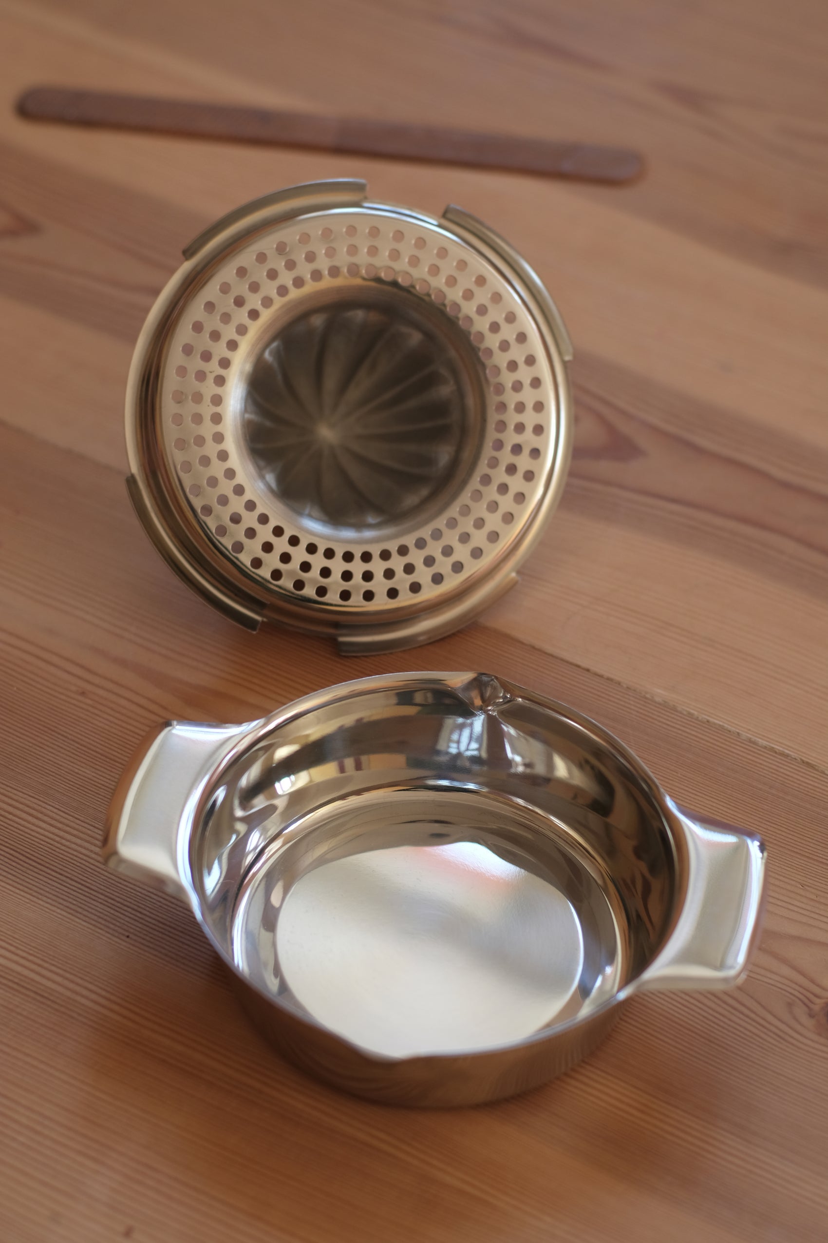 Sitruspresse - 13 cm i rustfritt stål