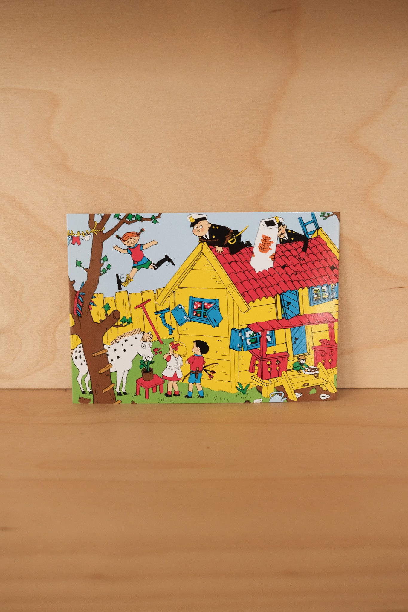 Pippi i Villa Villekulla - A6 kort