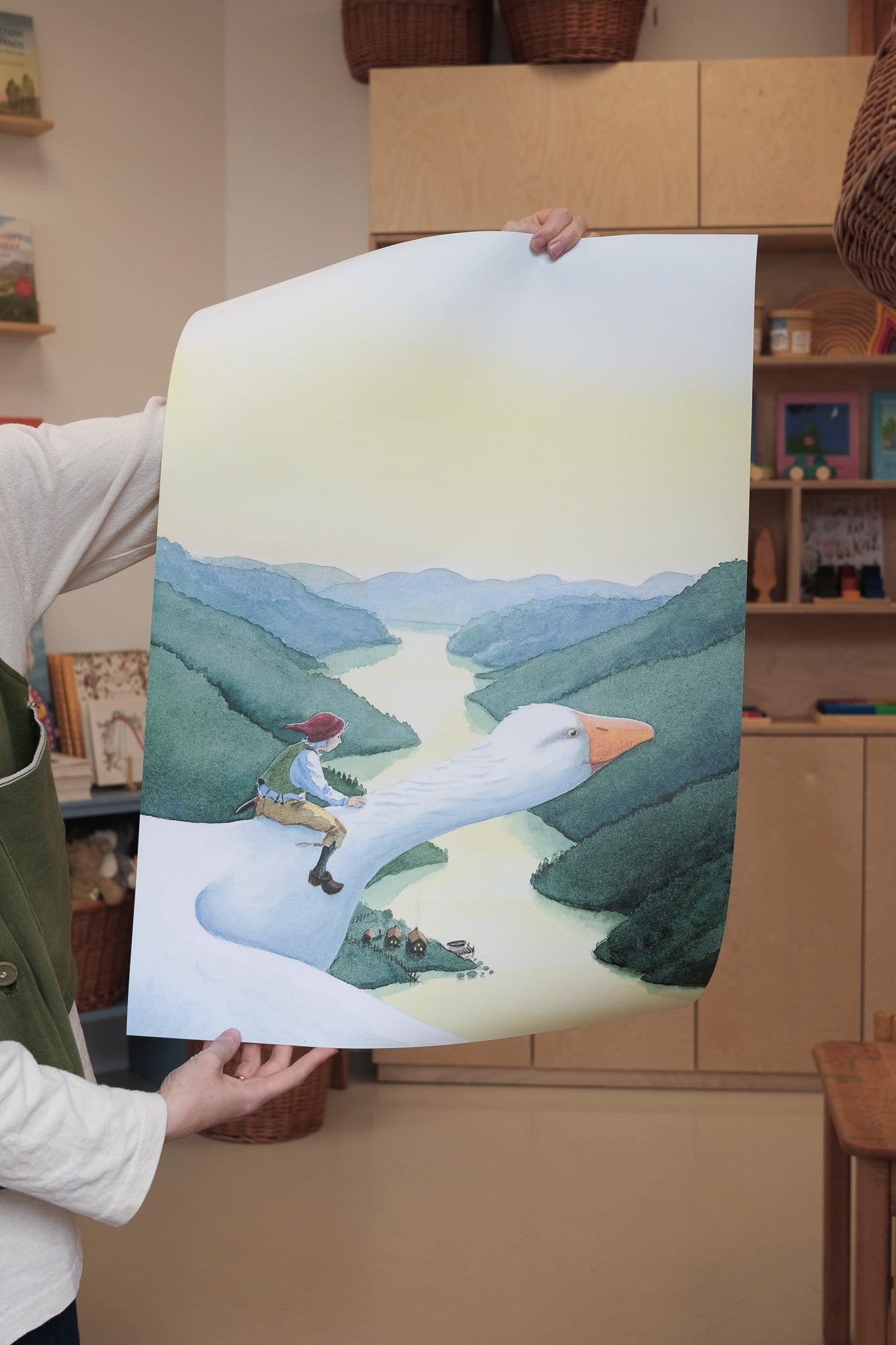Nils Holgersson - plakat - 50x70cm