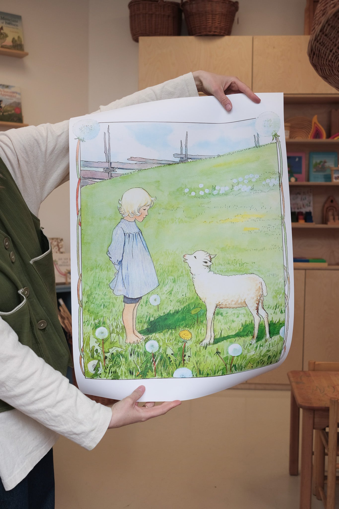 Bæ bæ lille lam - plakat - 50x70cm