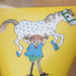 Pippi med hesten - plakat - 50x70cm