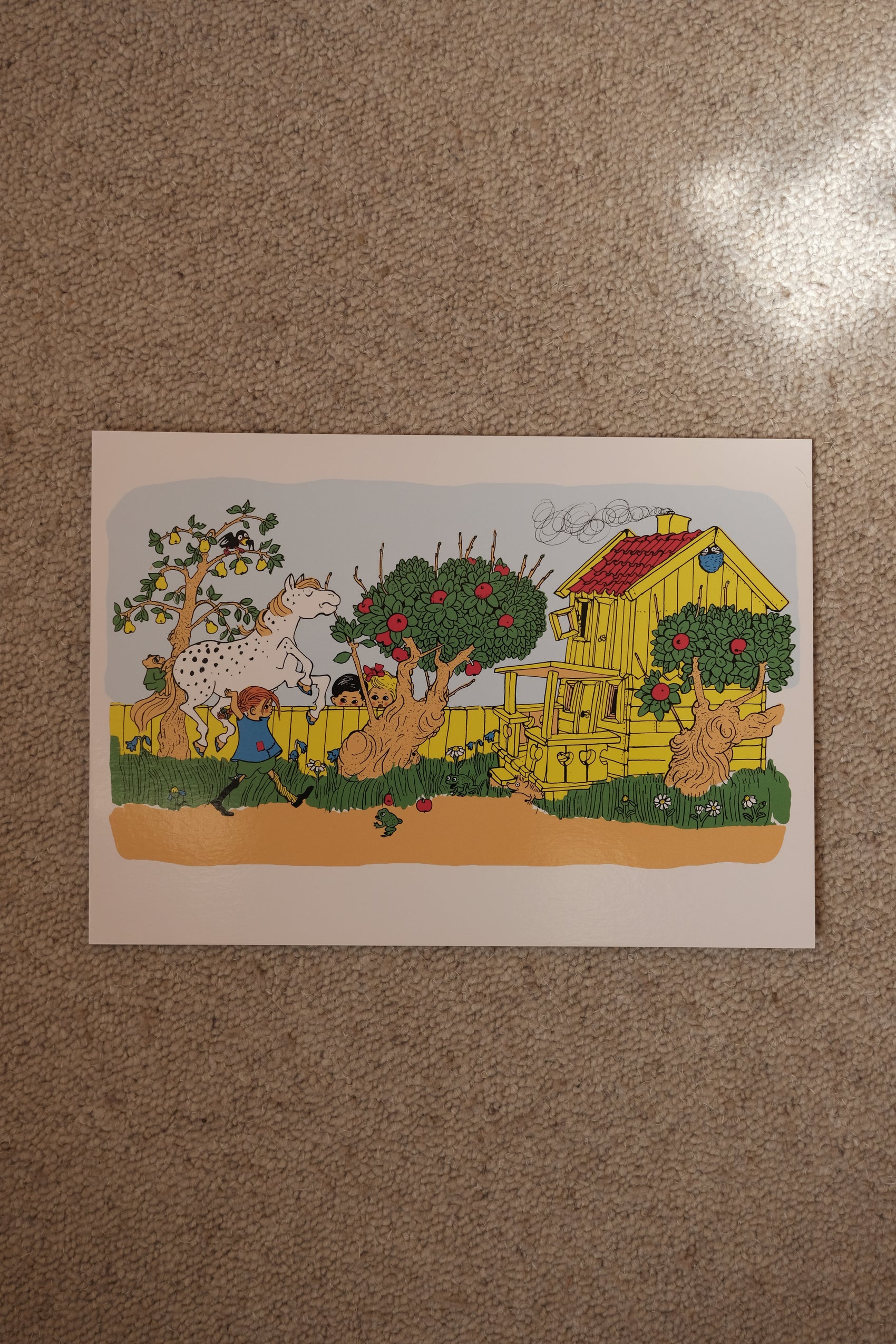 Pippi´s Villa Villekulla - plakat - A4