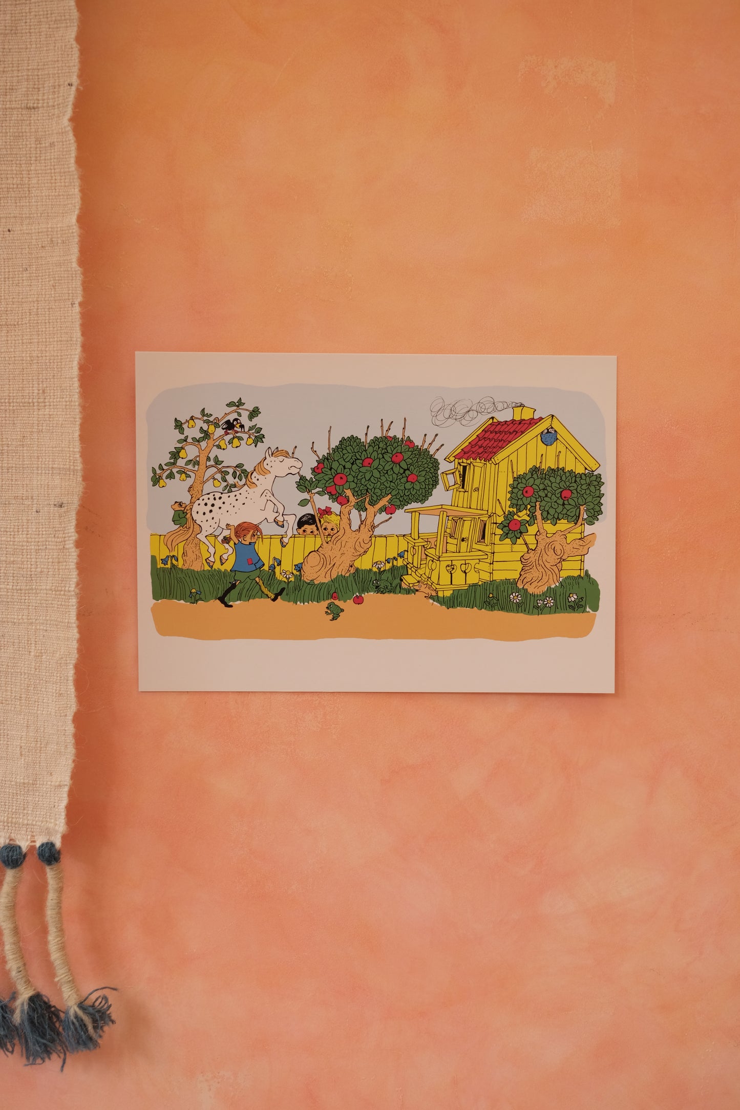 Pippi´s Villa Villekulla - plakat - A4