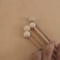 Strikkepinner i tre for barn - 3 eller 5mm