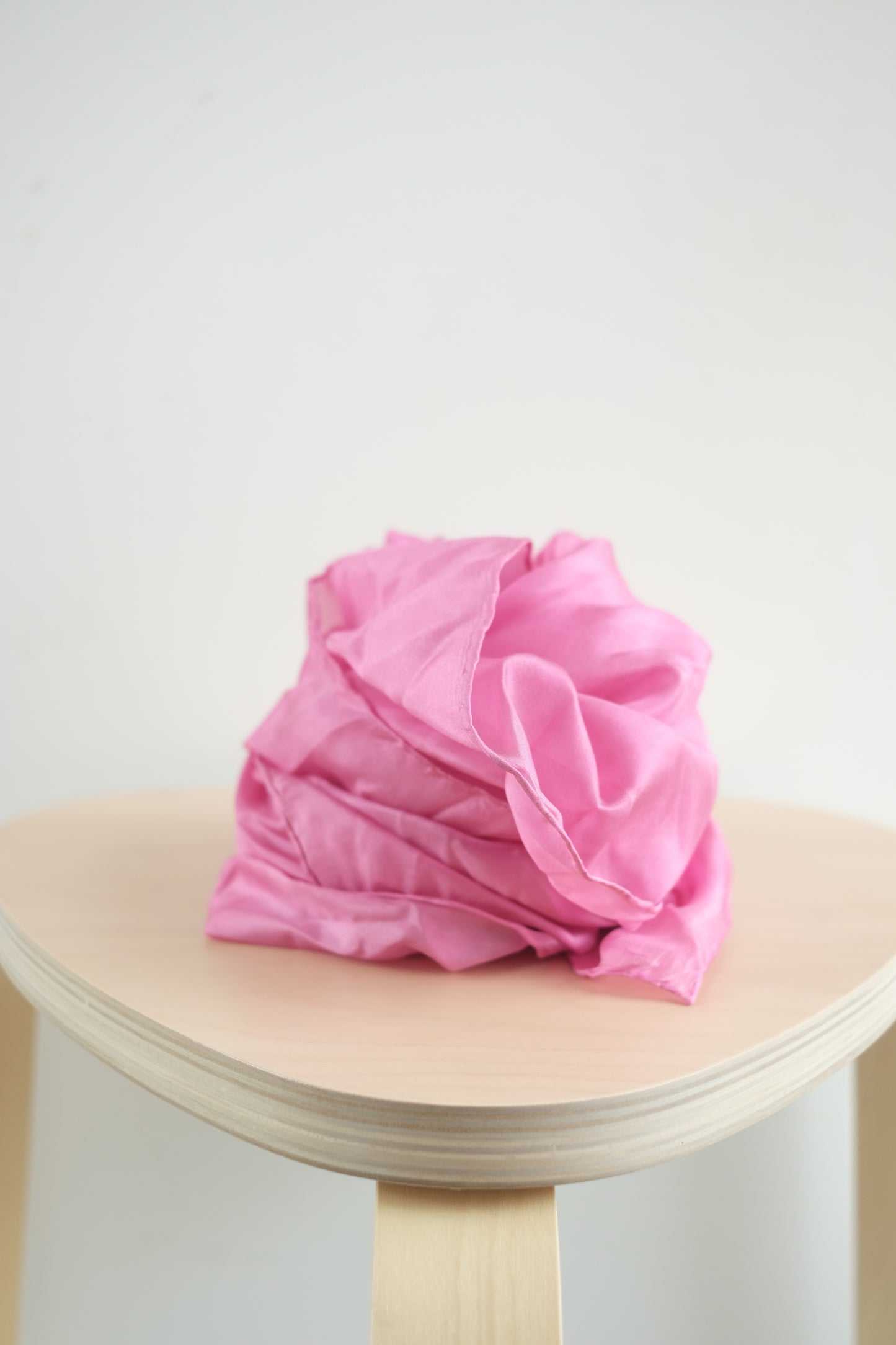 Lekesilke - 90x90cm - plantefarget rosa