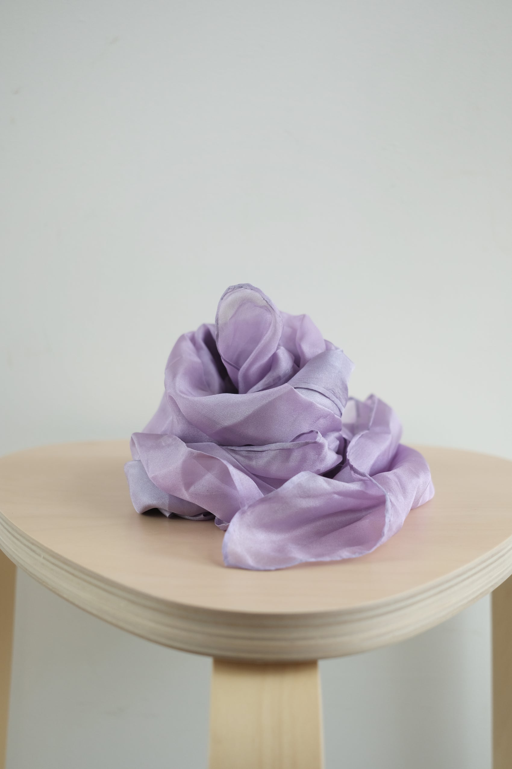Lekesilke - 90x90cm - plantefarget lilla