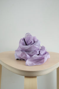 Lekesilke - 90x90cm - plantefarget lilla