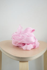 Lekesilke - 90x90cm - plantefarget lys rosa