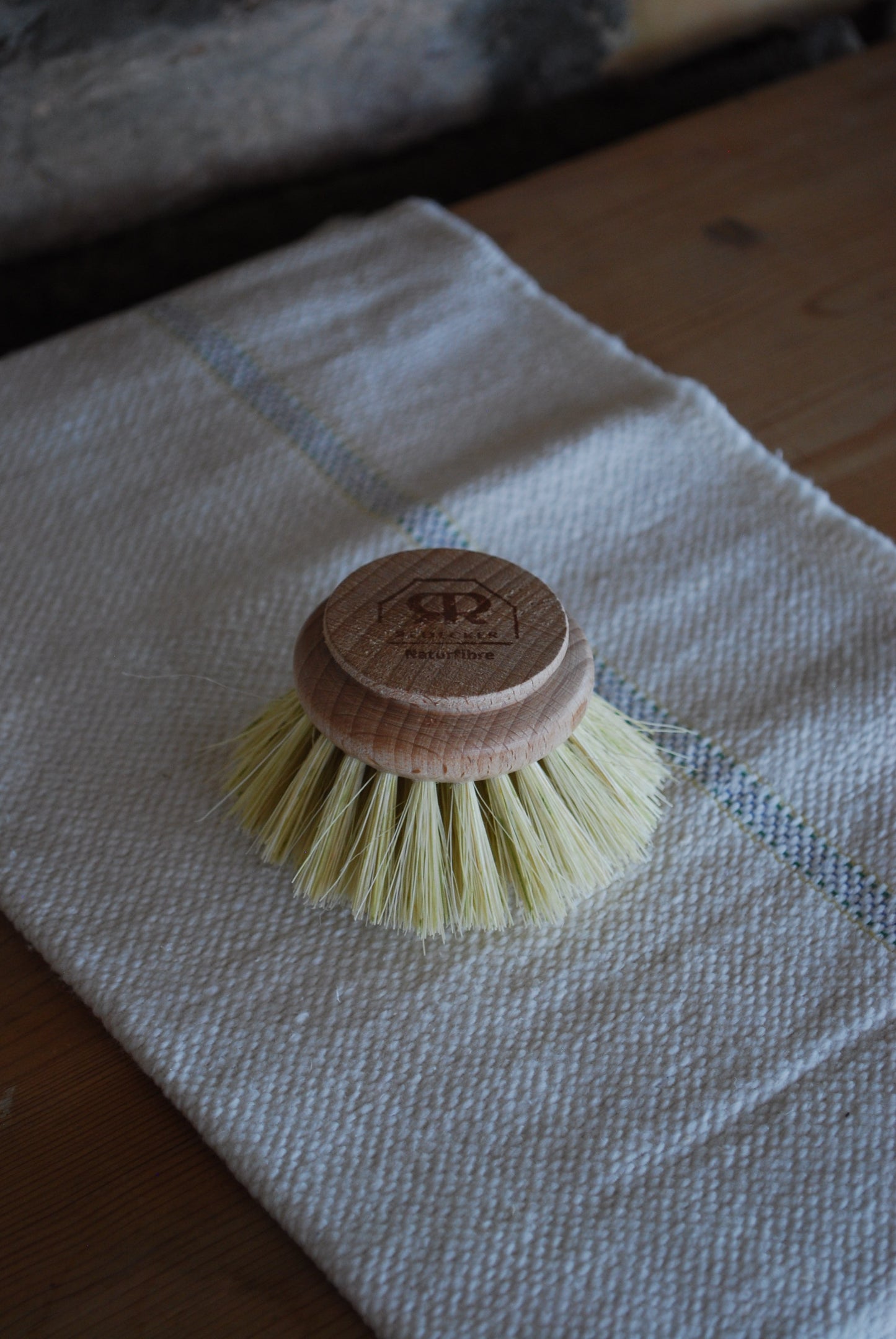 Utskiftbart børstehode i naturfibre - Ø5cm