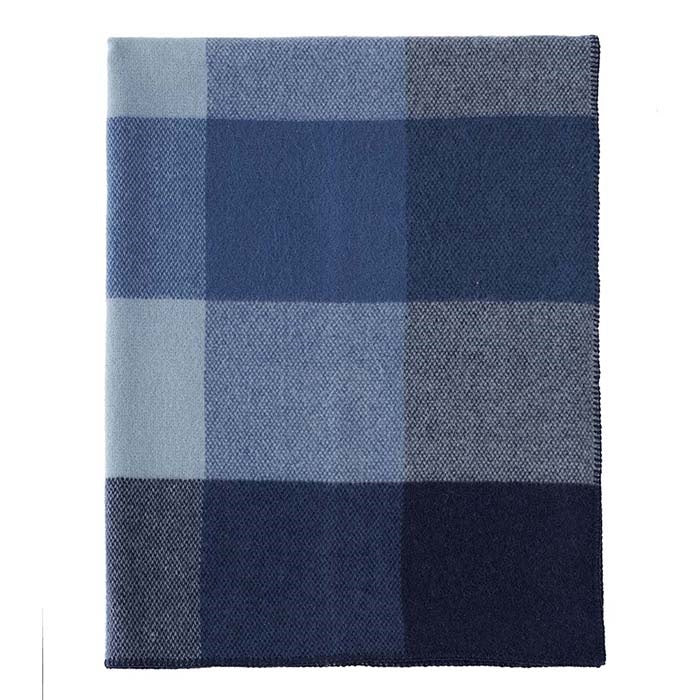 Block lammeullspledd - 180x130cm