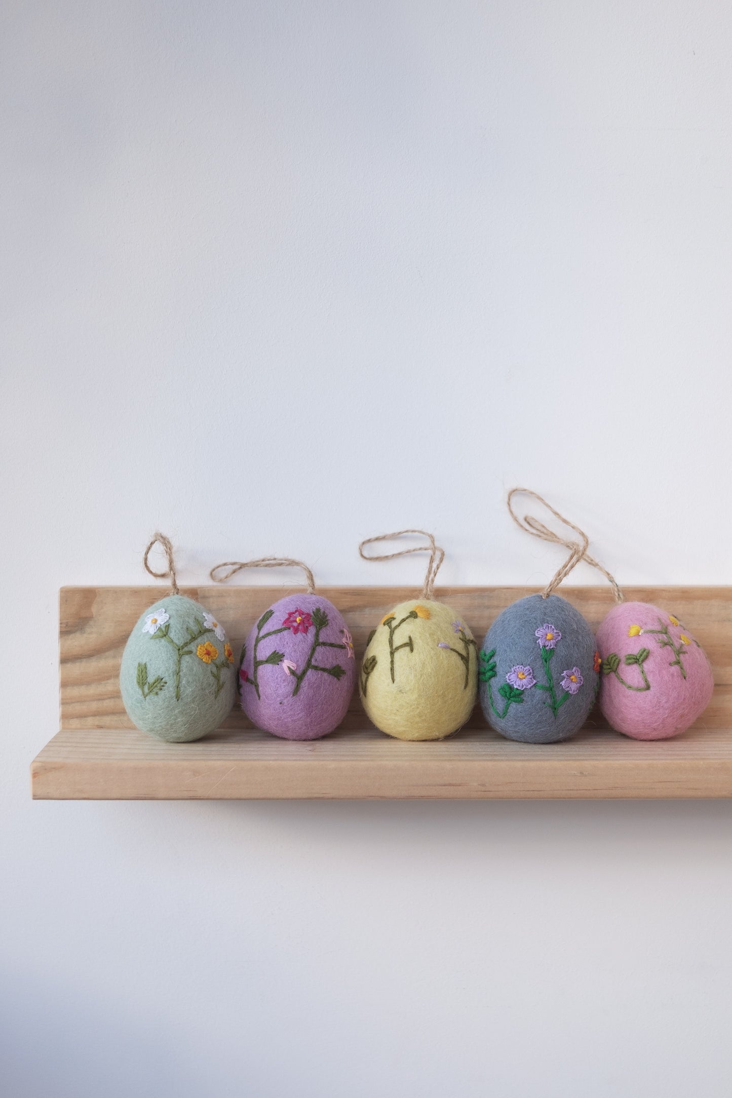 Blomstrete påskeegg - påskepynt