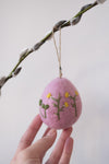 Blomstrete påskeegg - påskepynt