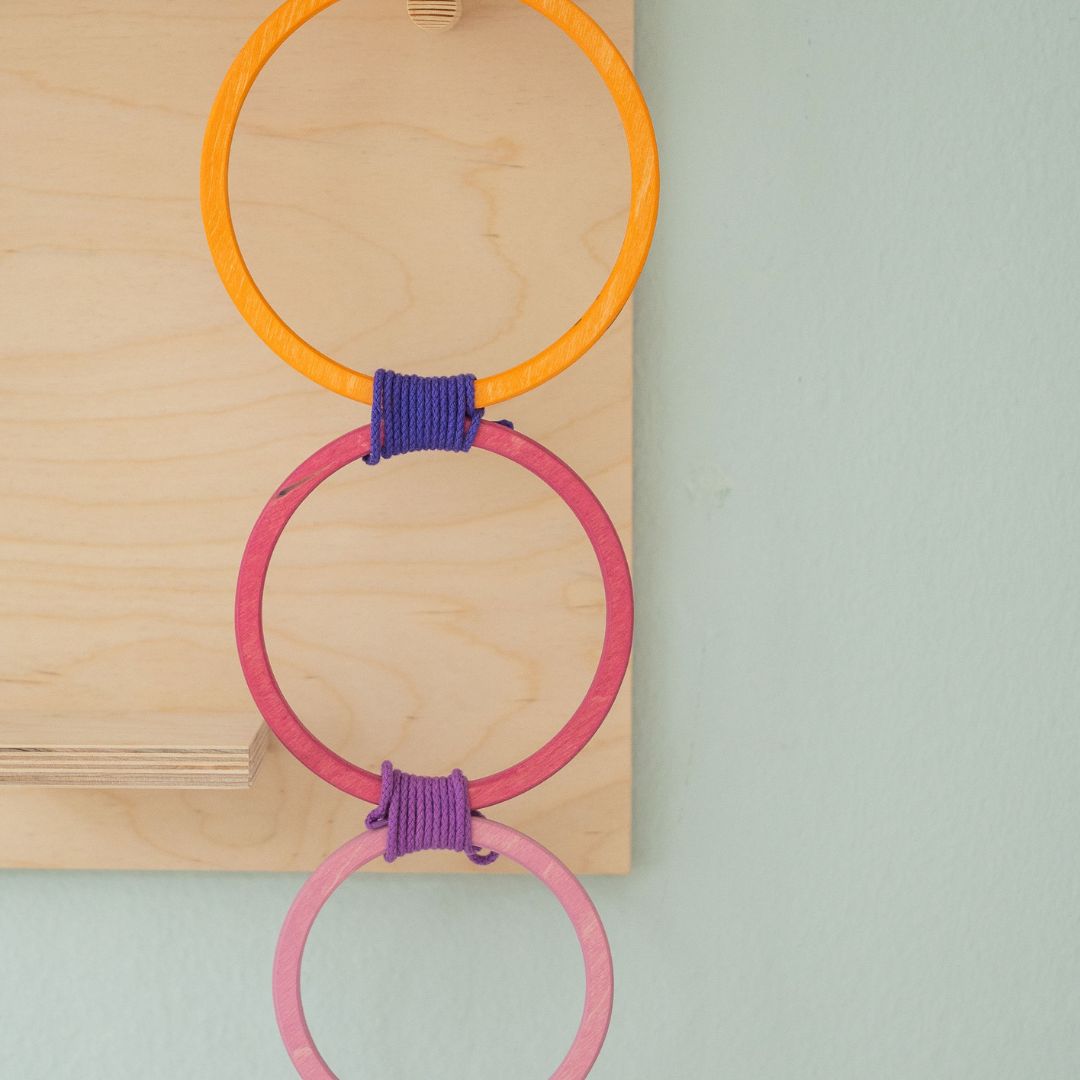 Konsentriske sirkler og ringer - pastell